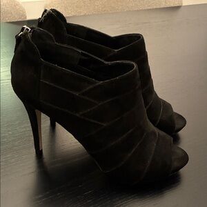 Saks Black Ankle Boots Size 9